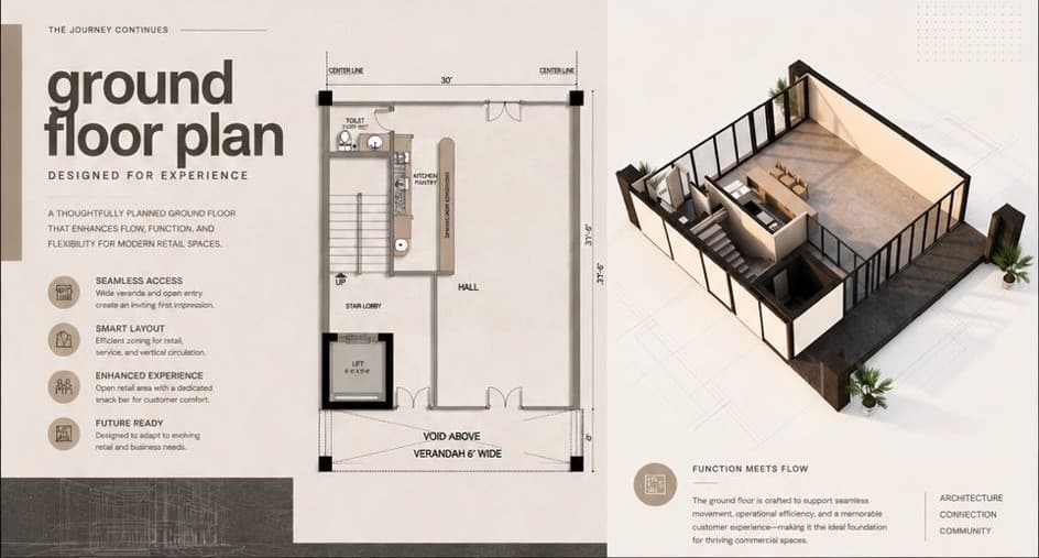 CBD NSIT Pulse Ground Floor and First Floor Layout Plan