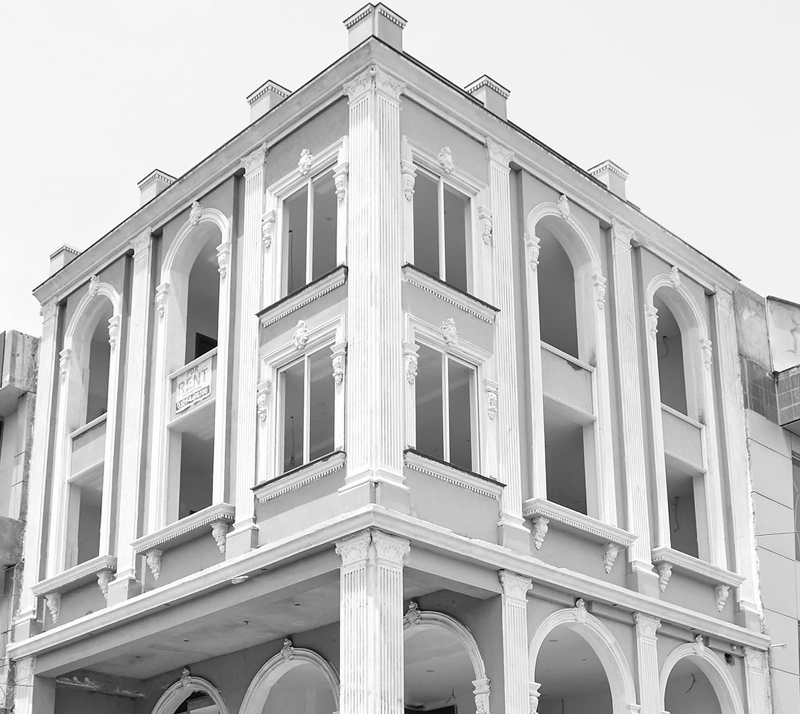 Residential Villa Grey Structure