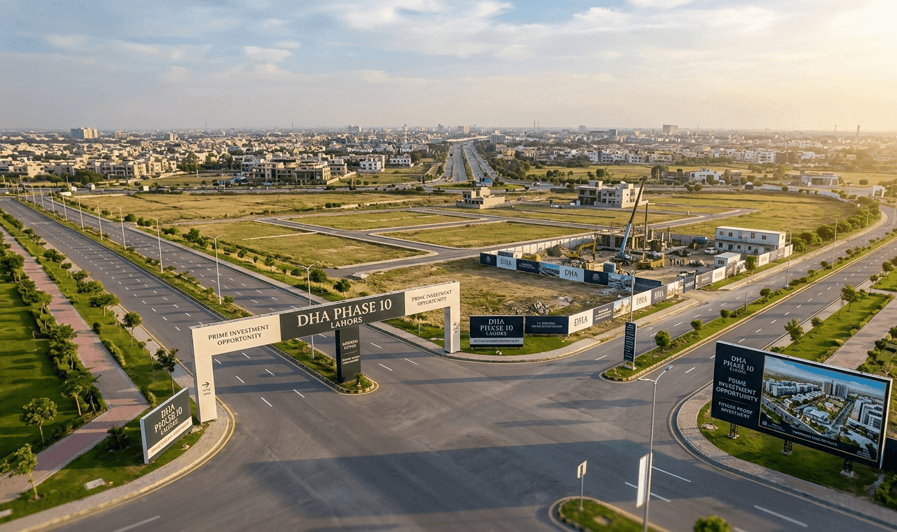 DHA Lahore Phase 10 Location, Master Plan and Access Corridors