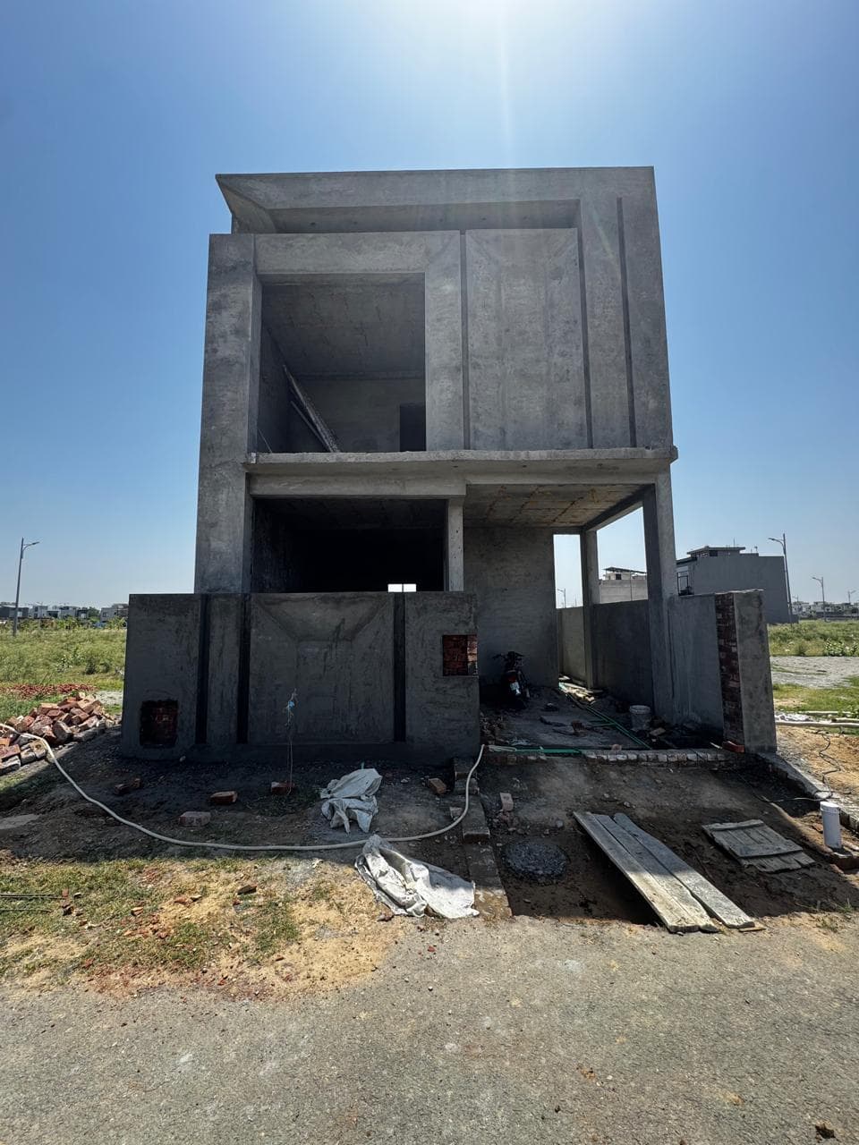 Modern Grey Structure in DHA Lahore
