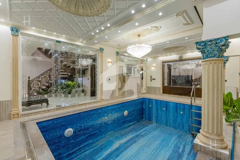 Palatial 1 Kanal Spanish-Classical Mansion with Indoor Pool & Private Cinema in DHA Phase 6, Lahore - Photo 26