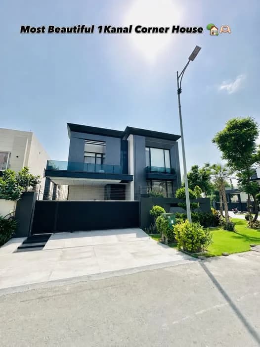 Elite 1 Kanal Fully Furnished Corner House for Sale in DHA Phase 6, Lahore - Photo 1