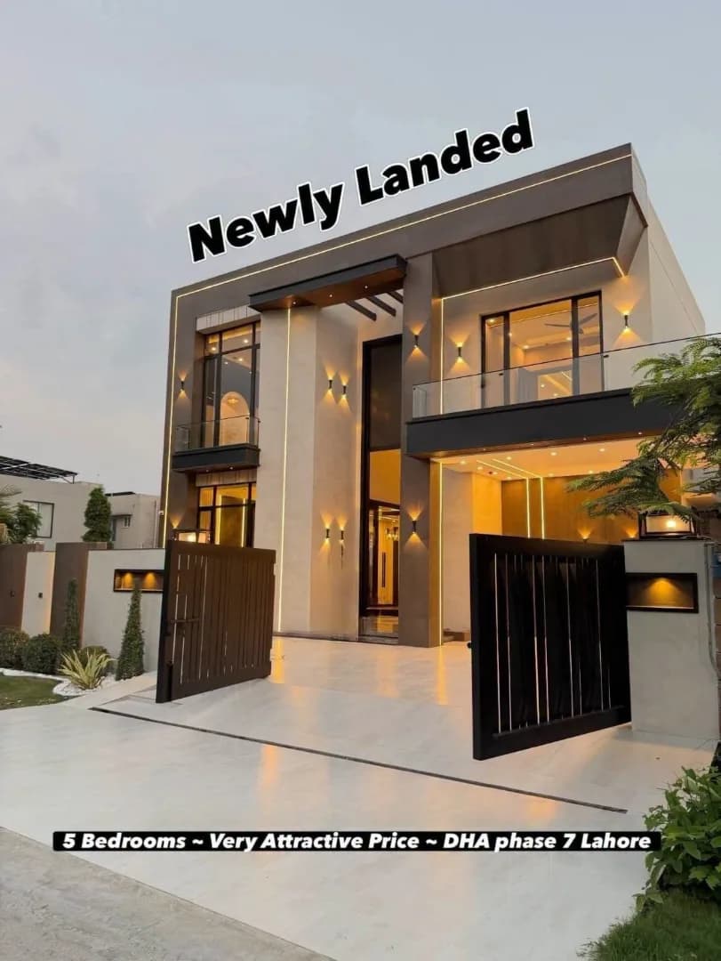 Prestige 1 Kanal Designer Semi-Furnished Residence for Sale in DHA Phase 7 (Q Block), Lahore - Photo 1